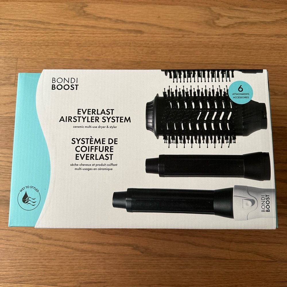 Bondi Boost Everlast Airstyler System 6-in-1 NEW